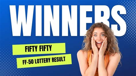 5050 lottery result|Fifty.